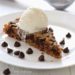 This deep dish chocolate chip cookie pie is secretly good for you, but don't tell anyone! You won't believe it's made with beans, dates and oats! And because it's made with such wholesome ingredients, it's very filling.