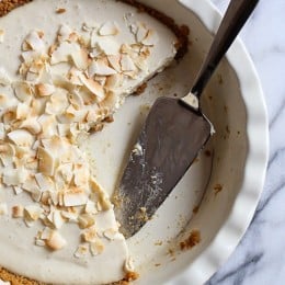 I'm so excited about this pie, because, well I LOVE coconut and I LOVE pie! So after testing this out several times to get it JUST RIGHT, I'm thrilled to share this recipe!