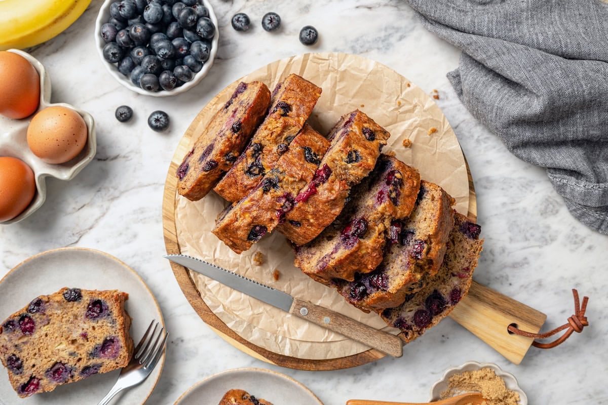 Blueberry Banana Bread