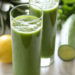 Cucumber, Parsley, Pineapple and Lemon Smoothie is great for alleviating inflammation, asthma and airborne allergies.