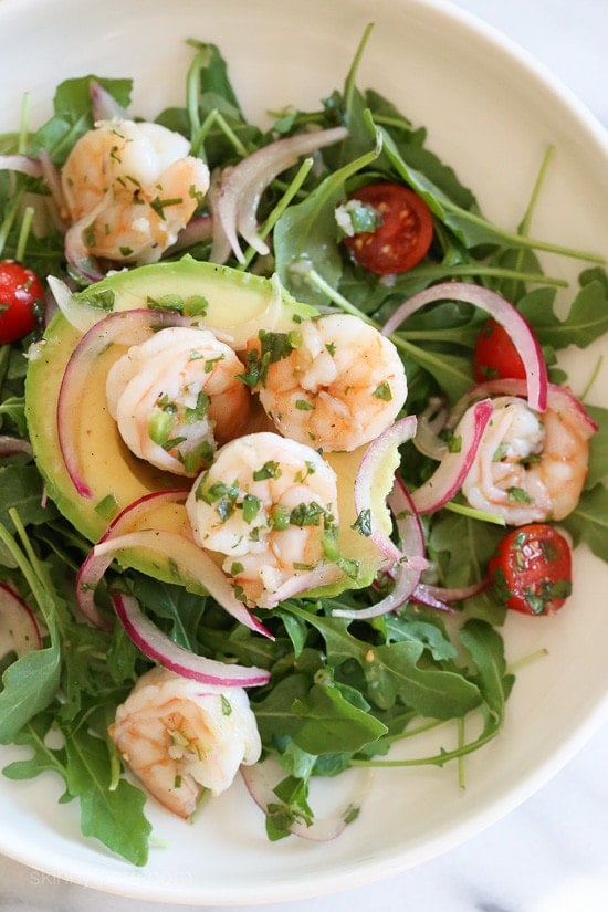 Shrimp Ceviche and Avocado Salad – an easy, delicious, low-carb dish.