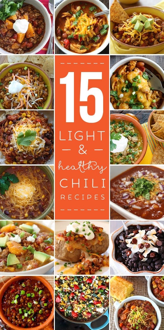 15 Light and Healthy Chili Recipes