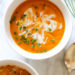 This is the easiest, creamiest, yummiest Fall slow cooker soup recipe – perfect for all you butternut lovers out there! Using only a 6 ingredients and very minimal prep (no need to peel the squash), you will have yourself a creamy, dreamy winter squash soup to satisfy your soup loving soul. It's also gluten-free and vegan which is great if you have dietary restrictions at home.
