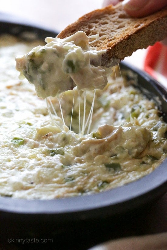 If you like hot, melty Chicken Philly Cheesesteak Sandwiches, you'll love this dip! This is one dip you'll want to have at any party, perfect for the super bowl coming up.