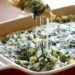 This easy, cheesy, Hot Spinach Artichoke Dip will be a hit at your next party, no one will know it's light!
