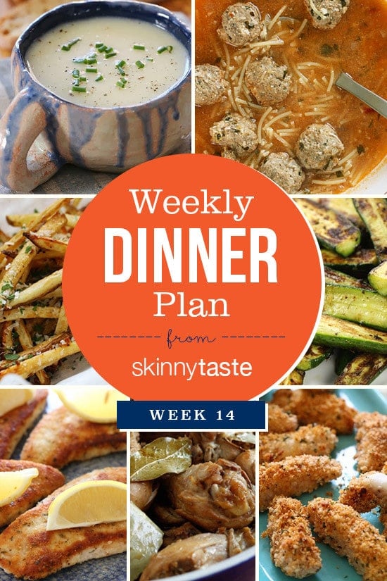 Skinnytaste Dinner Plan (Week 14)