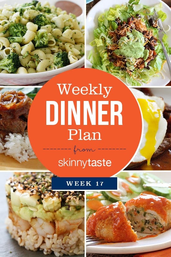 Skinnytaste Dinner Plan (Week 17)
