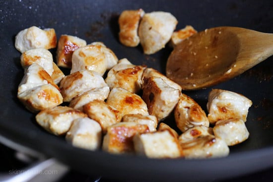 Chicken Asparagus Stir-Fry in Light Teriyaki Sauce