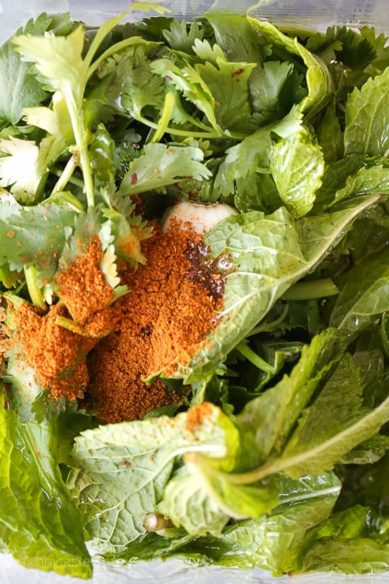 Chermoula is like a pesto, used in North African cooking as a marinade to flavor fish or seafood, but it can be used on other meats, vegetables or stirred into couscous.