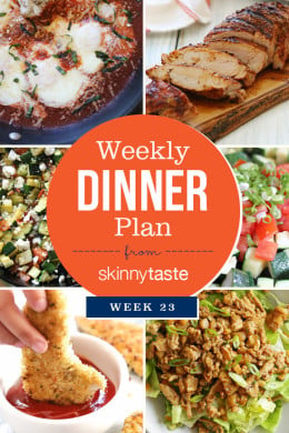 Skinnytaste Dinner Plan Week 23