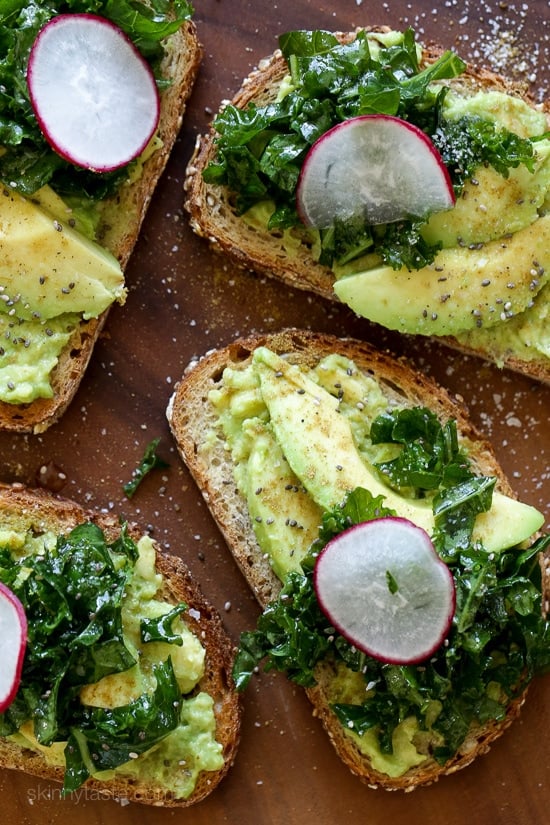 Avocado Toast With Kale