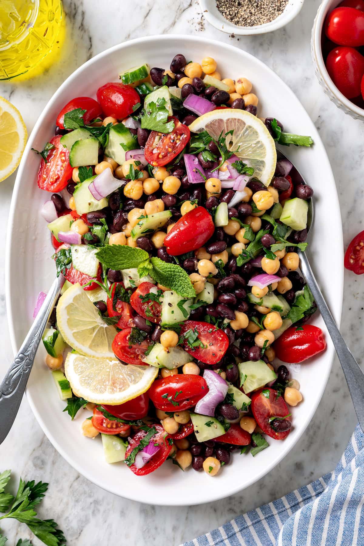 Mediterranean Bean Salad
