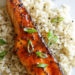 This quick and easy Korean-inspired salmon dish is cooked in the broiler, perfect for weeknight cooking because it takes less than 10 minutes to cook. The glaze is so tasty it would be great with other types of fish as well.