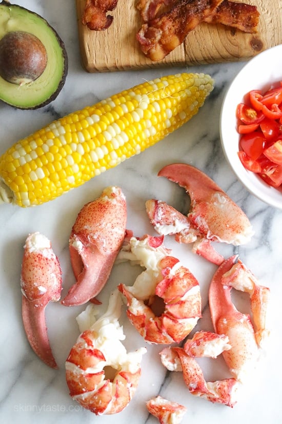 Lobster Cobb Salad – a classic Cobb salad with a light summer twist.