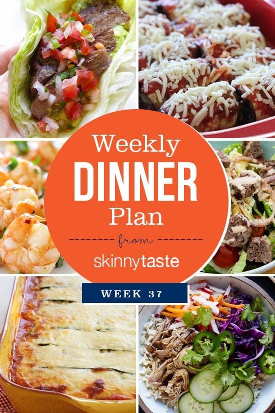 Skinnytaste Dinner Plan (Week 37)