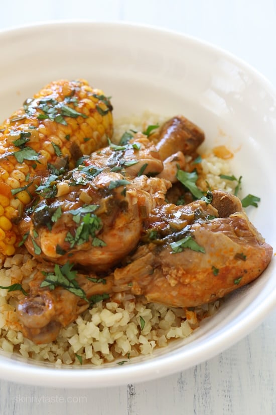 Instant Pot Chicken Stew with corn (pollo guisado) is one of my favorite comfort foods. It's a simple dish, but my whole family loves it. I make it at least 2 times a month! 