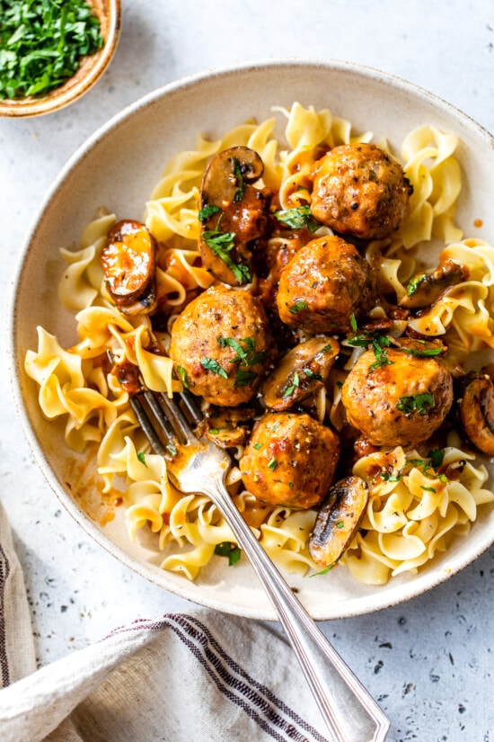 Salisbury Steak Meatballs (Instant Pot, Stove, Slow Cooker) Skinnytaste