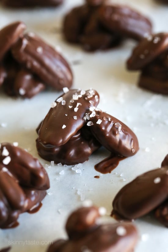 Dark Chocolate Nut Clusters with Sea Salt Image