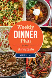 Skinnytaste Dinner Plan (Week 57)