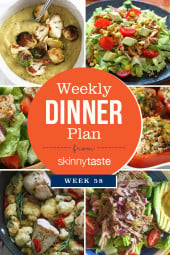 Skinnytaste Dinner Plan (Week 58)