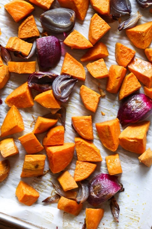 Turmeric Roasted Sweet Potato Soup (Vegan and DairyFree)