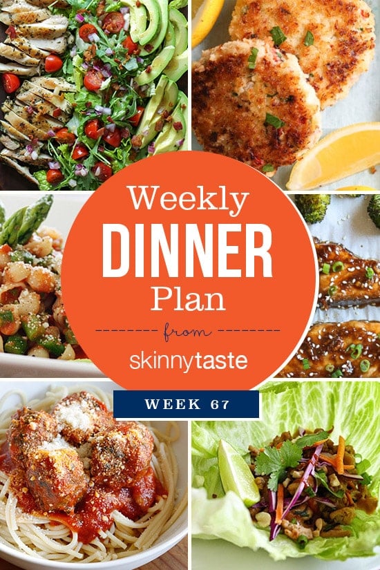 Skinnytaste Dinner Plan (Week 67)