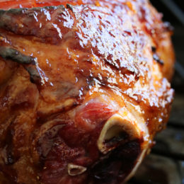 Apricot-Rum Glazed Spiral Ham is perfect for the Holidays, and easy since the ham is already cooked you're basically just heating it up and adding your own glaze.