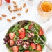This beautiful Spring Berry Salad with Almond-Cranberry Crusted Goat Cheese is studded with strawberries and served over baby greens, but you can use any seasonal berries or a combination of berries instead. Serve this salad alone or alongside grilled chicken or fish.