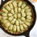 Skillet Chicken and Broccoli Veggie Tot Pie is the ultimate fast and easy, family-friendly, one-pan comfort dish! Made in a skillet with chicken breast, celery, carrots, and broccoli, then finished in the oven with broccoli and cheese veggie tots.