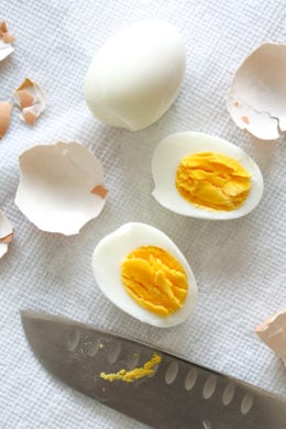 Having hard boiled eggs on hand for quick breakfast on the go or to add to salads and sandwiches makes busy weekdays so much easier. This foolproof stove top method for boiling eggs every time.
