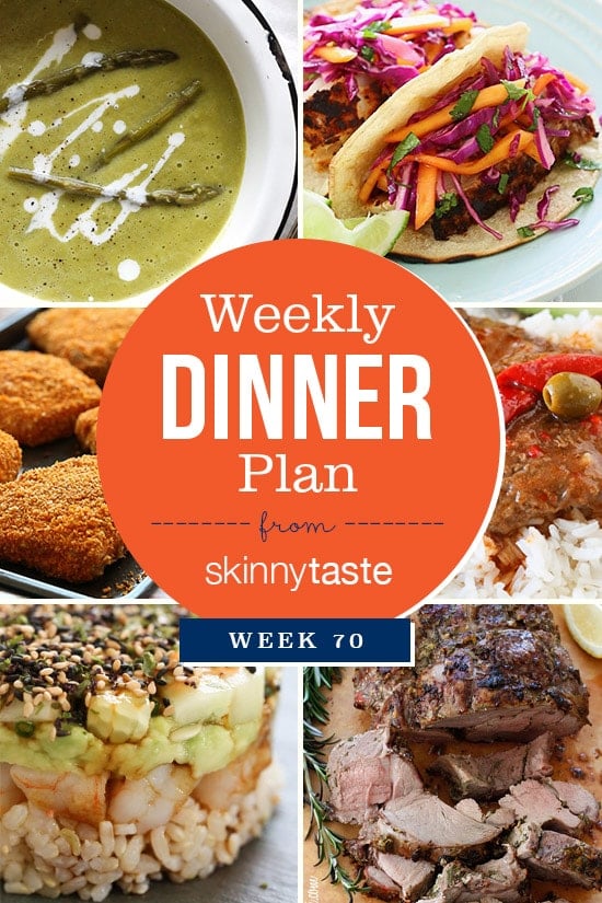 Skinnytaste Dinner Plan (Week 70)