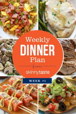 Skinnytaste Dinner Plan (Week 71)