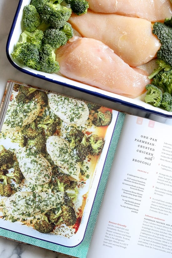 One Pan Parmesan-Crusted Chicken with Broccoli is so easy and tasty – and the best part, made all on one sheet pan which means easy clean up!