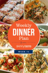 Skinnytaste Dinner Plan (Week 75)