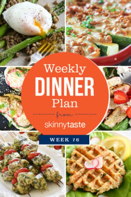 Skinnytaste Dinner Plan (Week 76)