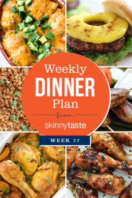 Skinnytaste Dinner Plan (Week 77)
