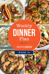 Skinnytaste Dinner Plan (Week 79)