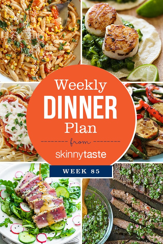 Skinnytaste Dinner Plan (Week 85)
