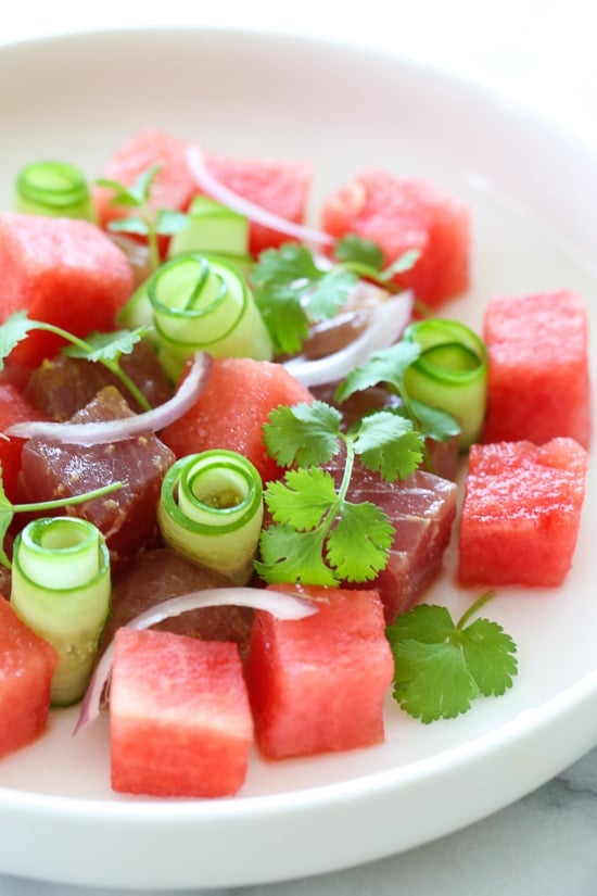 Ahi Tuna Watermelon Salad Image
