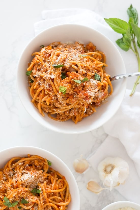 Instant Pot Spaghetti With Meat Sauce Recipe