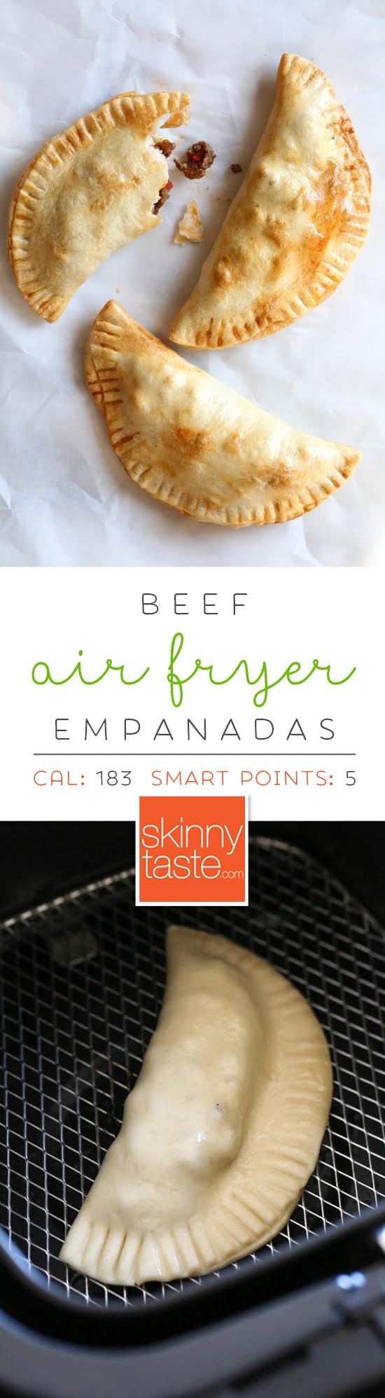 Air Fryer Beef Empanadas are easy, quick and made with no oil!