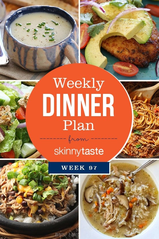 Skinnytaste Dinner Plan (Week 97)