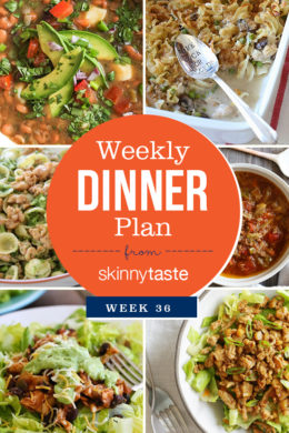 Skinnytaste Dinner Plan (Week 102)