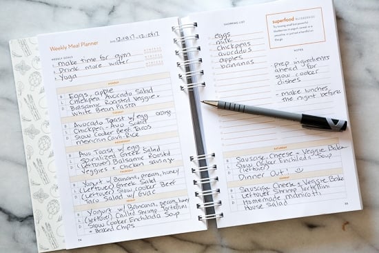 I'm super excited to share the completely updated and revised Skinnytaste Meal Planner, Revised Edition a 52-week, daily meal planner to help you jump start your health goals by getting organized. Based on everyone's feedback about improving my previous Meal Planner, this revised planner was improved based on your feedback!