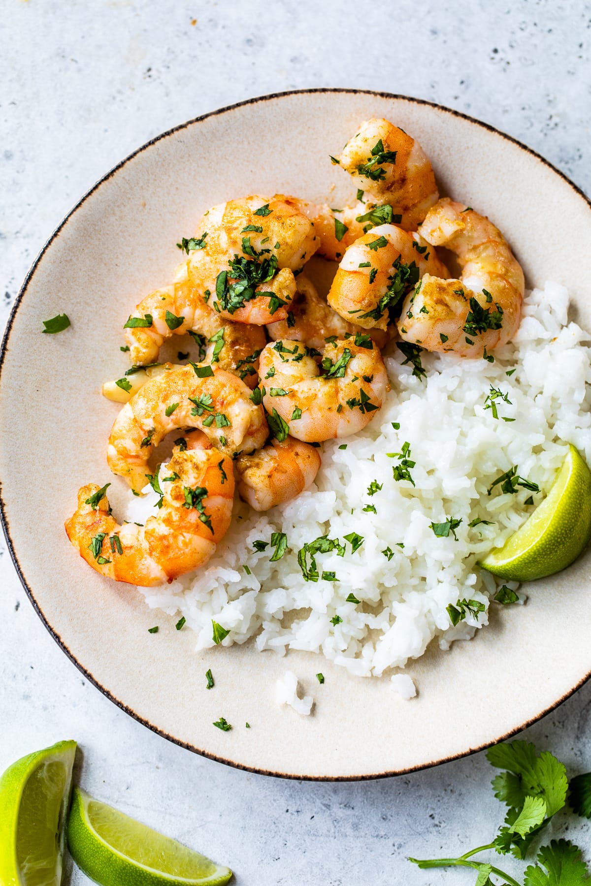 shrimp and lime rice