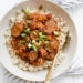 This New Orleans-inspired slow-cooker dish with chicken and Andouille sausage simmered in a rich tomato broth, is perfect to make for Fat Tuesday!