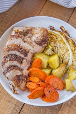 Leave the same old Corned Beef behind for this Corned Turkey and Cabbage Dinner made with all the same pickling spices and roasted vegetables.