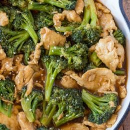 Chicken and Broccoli Stir-Fry made with lean white meat and lots of broccoli in a ginger and garlic stir-fry sauce that's an easy and quick weeknight meal or the perfect meal prep recipe for easy lunches all week long.