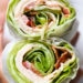 Chicken Club Lettuce Wrap Sandwich, a low-carb (keto) lunch idea that replaces a wheat wrap for a lettuce wrap. Just 5 ingredients, and less than 10 minutes to make!