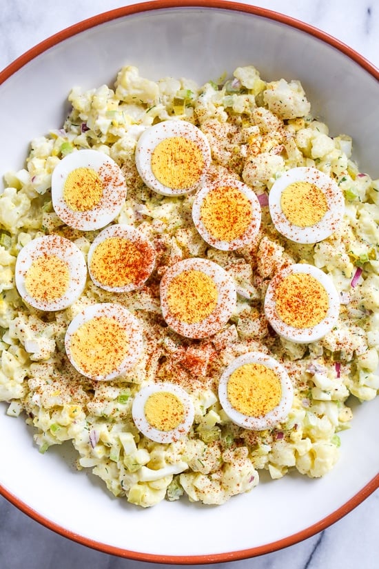 Keto Potato Egg Salad